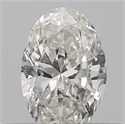 Natural Diamond 0.24 Carats, Oval with  Cut, H Color, SI2 Clarity and Certified by IGI