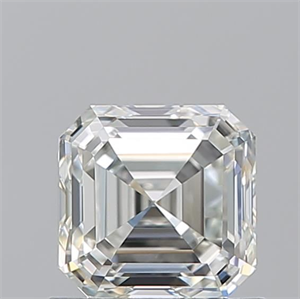 Picture of Natural Diamond 1.01 Carats, Asscher with  Cut, J Color, VVS2 Clarity and Certified by GIA