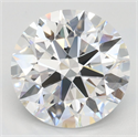Lab Grown Diamond 3.25 Carats, Round with Ideal Cut, D Color, IF Clarity and Certified by IGI
