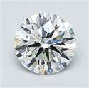 Natural Diamond 1.53 Carats, Round with Excellent Cut, H Color, VS2 Clarity and Certified by GIA