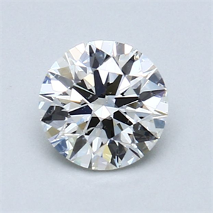 Picture of Natural Diamond 0.76 Carats, Round with Excellent Cut, I Color, SI2 Clarity and Certified by GIA