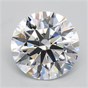 Del inventario de diamantes de laboratorio, 2.57 quilates, Redondo , Color D, claridad VVS1 y certificado IGI