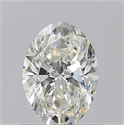 Natural Diamond 1.01 Carats, Oval with  Cut, J Color, VVS1 Clarity and Certified by GIA