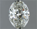 Natural Diamond 0.80 Carats, Oval with  Cut, I Color, VS2 Clarity and Certified by IGI