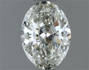 Picture of Natural Diamond 0.80 Carats, Oval with  Cut, I Color, VS2 Clarity and Certified by IGI
