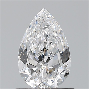 Picture of Natural Diamond 0.70 Carats, Pear with  Cut, D Color, IF Clarity and Certified by GIA