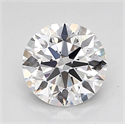 Lab Grown Diamond 1.41 Carats, Round with Ideal Cut, D Color, VS2 Clarity and Certified by IGI