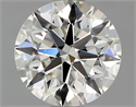 Natural Diamond 1.00 Carats, Round with Excellent Cut, I Color, SI1 Clarity and Certified by GIA