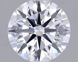 Picture of Lab Grown Diamond 1.04 Carats, Round with Ideal Cut, D Color, VVS2 Clarity and Certified by IGI