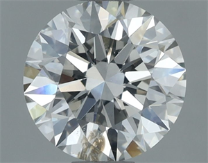 Picture of Natural Diamond 1.01 Carats, Round with Excellent Cut, I Color, SI2 Clarity and Certified by IGI