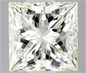 Natural Diamond 0.42 Carats, Princess with  Cut, I Color, VVS1 Clarity and Certified by IGI