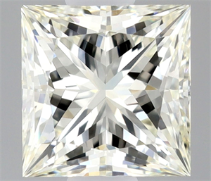 Picture of Natural Diamond 0.42 Carats, Princess with  Cut, I Color, VVS1 Clarity and Certified by IGI