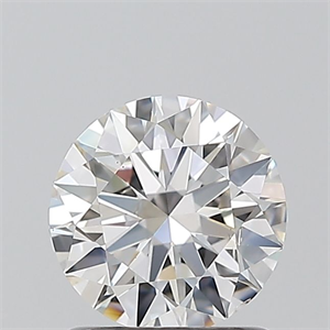 Picture of Natural Diamond 1.00 Carats, Round with Excellent Cut, H Color, SI1 Clarity and Certified by GIA