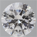 Lab Grown Diamond 7.54 Carats, Round with Excellent Cut, F Color, VS1 Clarity and Certified by IGI