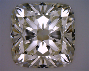 Foto Diamante Natural 3.03 quilates, Del cojín , Color L, claridad SI1 y certificado GIA de