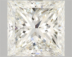Picture of Natural Diamond 4.03 Carats, Princess with  Cut, I Color, VS2 Clarity and Certified by GIA