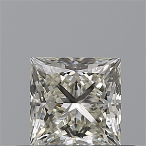 Picture of Natural Diamond 0.51 Carats, Princess with  Cut, I Color, VVS2 Clarity and Certified by IGI