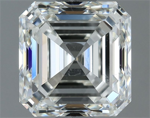 Picture of Natural Diamond 1.50 Carats, Asscher with  Cut, H Color, VS2 Clarity and Certified by IGI