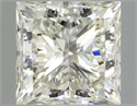 Natural Diamond 0.90 Carats, Princess with  Cut, K Color, VVS1 Clarity and Certified by GIA