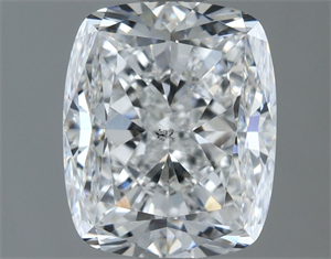Foto Diamante Natural 1.83 quilates, Del cojín , Color E, claridad SI1 y certificado GIA de