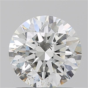 Picture of Natural Diamond 1.32 Carats, Round with Excellent Cut, I Color, SI2 Clarity and Certified by GIA