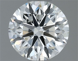Picture of Natural Diamond 1.00 Carats, Round with Excellent Cut, E Color, SI1 Clarity and Certified by IGI