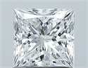 Natural Diamond 1.02 Carats, Princess with  Cut, E Color, SI2 Clarity and Certified by GIA