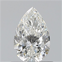 Diamante Natural 0.70 quilates, De pera , Color H, claridad VS1 y certificado GIA