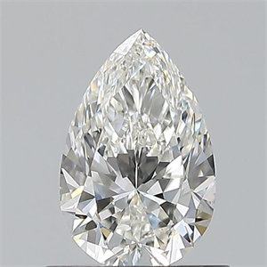 Foto Diamante Natural 0.70 quilates, De pera , Color H, claridad VS1 y certificado GIA de