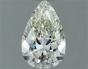 Picture of Natural Diamond 0.52 Carats, Pear with  Cut, J Color, VVS1 Clarity and Certified by IGI