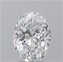 Natural Diamond 2.01 Carats, Oval with  Cut, D Color, SI2 Clarity and Certified by GIA