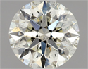 Natural Diamond 0.80 Carats, Round with Excellent Cut, L Color, SI2 Clarity and Certified by GIA