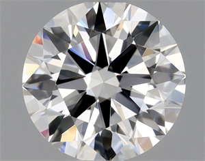 Picture of Natural Diamond 0.40 Carats, Round with Very Good Cut, F Color, VVS2 Clarity and Certified by GIA