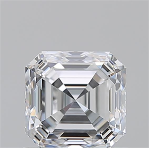 Picture of Natural Diamond 1.01 Carats, Asscher with  Cut, D Color, VVS2 Clarity and Certified by GIA
