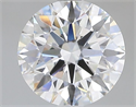 Del inventario de diamantes de laboratorio, 2.09 quilates, Redondo , Color E, claridad VVS2 y certificado IGI