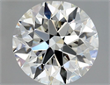 Natural Diamond 0.90 Carats, Round with Excellent Cut, I Color, VS1 Clarity and Certified by GIA