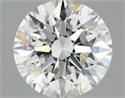 Lab Grown Diamond 1.28 Carats, Round with Excellent Cut, F Color, VVS2 Clarity and Certified by IGI