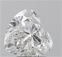 Natural Diamond 3.01 Carats, Heart with  Cut, F Color, SI2 Clarity and Certified by GIA