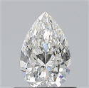 Diamante Natural 0.60 quilates, De pera , Color G, claridad VS1 y certificado GIA