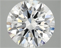 Lab Grown Diamond 4.90 Carats, Round with Ideal Cut, F Color, VS1 Clarity and Certified by IGI
