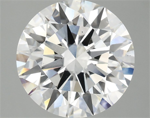 Picture of Lab Grown Diamond 4.90 Carats, Round with Ideal Cut, F Color, VS1 Clarity and Certified by IGI