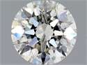 Natural Diamond 1.02 Carats, Round with Excellent Cut, G Color, SI2 Clarity and Certified by IGI
