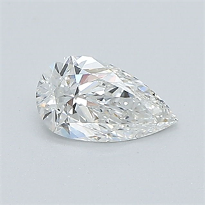 Foto Diamante Natural 0.30 quilates, De pera , Color G, claridad VS2 y certificado GIA de