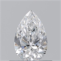 Diamante Natural 0.54 quilates, De pera , Color D, claridad VS2 y certificado GIA