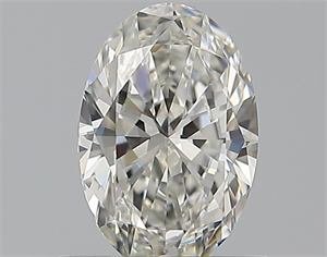 Picture of Natural Diamond 0.59 Carats, Oval with  Cut, H Color, VS1 Clarity and Certified by GIA