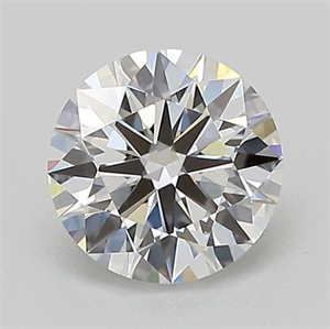 Picture of Lab Grown Diamond 1.02 Carats, Round with Ideal Cut, D Color, VVS2 Clarity and Certified by IGI
