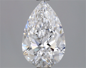 Picture of Natural Diamond 1.50 Carats, Pear with  Cut, D Color, IF Clarity and Certified by GIA