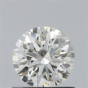 Picture of Natural Diamond 0.71 Carats, Round with Excellent Cut, G Color, VVS2 Clarity and Certified by IGI