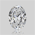 Natural Diamond 0.51 Carats, Oval with  Cut, D Color, SI1 Clarity and Certified by GIA