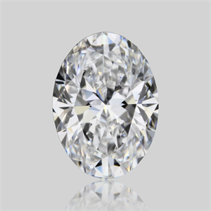 Picture of Natural Diamond 0.51 Carats, Oval with  Cut, D Color, SI1 Clarity and Certified by GIA